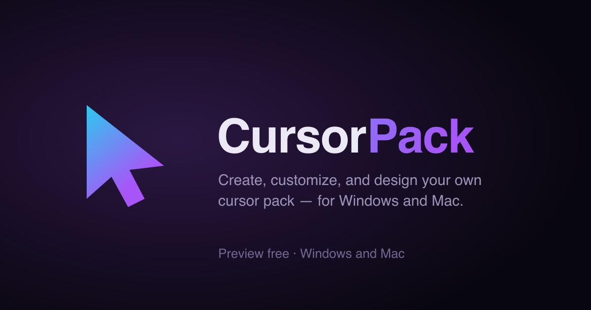 Cursor Library — Custom Cursor Packs for Windows and Mac | CursorPack